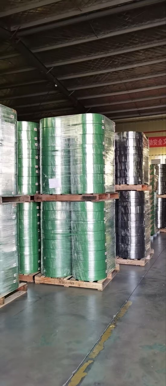 PETリサイクル生産ラインの様子